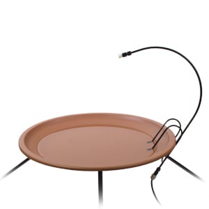 Clay with Stand Drip Or Mist, Bird Bath, Wild Birds Unlimited, WBU