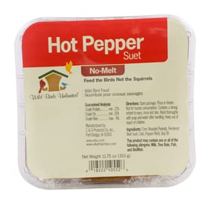 Hot Pepper No-Melt Suet, Bird Food, Wild Birds Unlimited, WBU