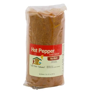 Hot Pepper No-Melt Suet Cylinder, Bird Food, Wild Birds Unlimited, WBU