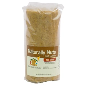 Naturally Nuts No-Melt Suet Cylinder, Bird Food, Wild Birds Unlimited, WBU